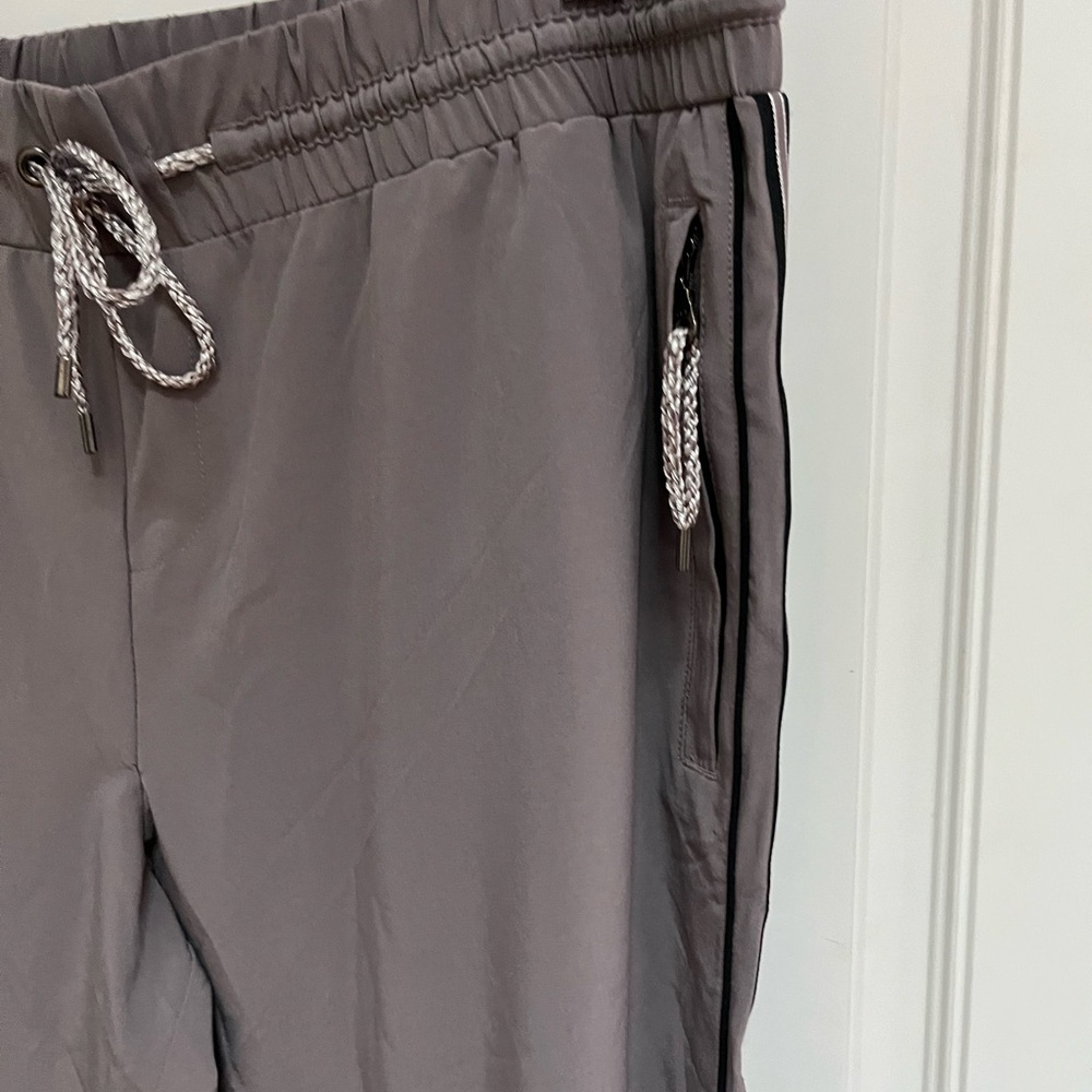 Soma grey lightweight casual pants size large side stripe - Picture 2 of 5
